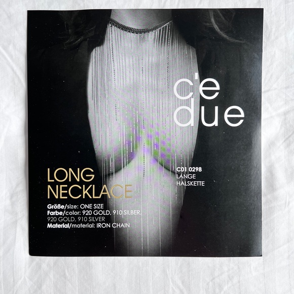 German Waterfall Necklace, BRAND NEW, from Escora Lingerie - Picture 13 of 13